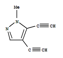 1H-pyrazole,4,5-diethynyl-1-methyl-(9ci) Structure,34091-65-1Structure