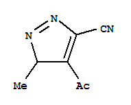 3H-pyrazole-5-carbonitrile,4-acetyl-3-methyl-(9ci) Structure,341009-16-3Structure