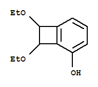 Bicyclo[4.2.0]octa-1,3,5-trien-2-ol ,7,8-diethoxy-(9ci) Structure,342424-14-0Structure