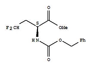 (S)-2-芐氧基羰基氨基-4,4-二氟丁酸甲酯結(jié)構(gòu)式_342612-83-3結(jié)構(gòu)式