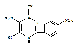 1,2,4-Triazin-5-ol ,6-amino-1,2-dihydro-1-hydroxy-3-(4-nitrophenyl)-(9ci) Structure,342783-74-8Structure