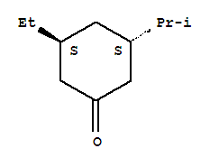 Cyclohexanone,3-ethyl-5-(1-methylethyl)-,(3r,5r)-rel-(9ci) Structure,342794-05-2Structure