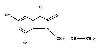 1H-indole-2,3-dione,5,7-dimethyl-1-(2-propenyl)-(9ci) Structure,342893-81-6Structure