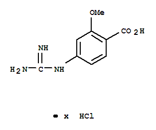 4-Guanidino-2-methoxybenzoic acid hcl salt Structure,342908-52-5Structure