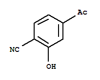 Benzonitrile,4-acetyl-2-hydroxy-(9ci) Structure,343339-02-6Structure