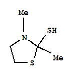 2-Thiazolidinethiol ,2,3-dimethyl-(9ci) Structure,343926-72-7Structure