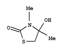 2-Thiazolidinone,4-hydroxy-3,4-dimethyl-(9ci) Structure,343927-70-8Structure