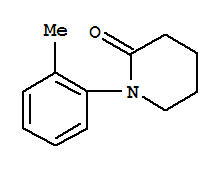 1-O-tolyl-piperidin-2-one Structure,343945-28-8Structure