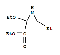 2-Aziridinecarboxylicacid,2-ethoxy-3-ethyl-,ethylester(9ci) Structure,344298-48-2Structure