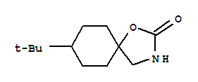 (9Ci)-8-(1,1-二甲基乙基)-1-噁-3-氮雜螺[4.5]癸烷-2-酮結(jié)構(gòu)式_344312-96-5結(jié)構(gòu)式