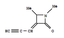 2-Azetidinone,1,4-dimethyl-3-(2-propynylidene)-(9ci) Structure,344354-72-9Structure