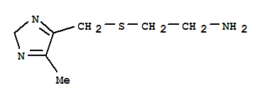 Ethanamine,2-[[(5-methyl-2h-imidazol-4-yl)methyl ]thio]- Structure,344354-81-0Structure