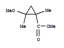 Cyclopropanecarboxylic acid,2-methoxy-1,2-dimethyl-,methyl ester (9ci) Structure,344355-06-2Structure