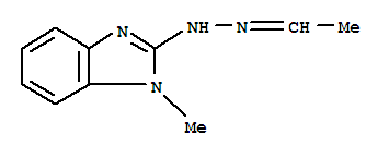 Acetaldehyde,(1-methyl-1h-benzimidazol-2-yl)hydrazone (9ci) Structure,344416-96-2Structure