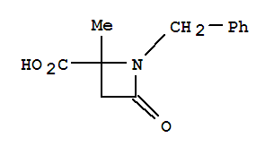 2-Azetidinecarboxylic acid,2-methyl-4-oxo-1-(phenylmethyl)- Structure,344765-41-9Structure