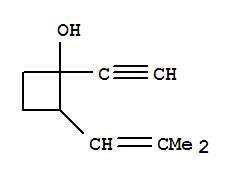 Cyclobutanol ,1-ethynyl-2-(2-methyl-1-propenyl)-(9ci) Structure,344770-94-1Structure