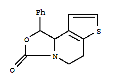 3H-oxazolo[3,4-a]thieno[3,2-c]pyridin-3-one,1,5,6,9b-tetrahydro-1-phenyl-(9ci) Structure,344864-26-2Structure