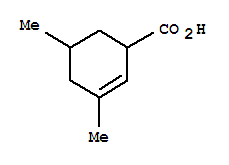 2-Cyclohexene-1-carboxylic acid,3,5-dimethyl-(9ci) Structure,34564-59-5Structure