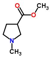 1-Methyl-3-pyrrolidinecarboxylic acid methyl ester Structure,34616-29-0Structure