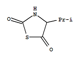 2,5-Thiazolidinedione,4-(1-methylethyl)-(9ci) Structure,34653-26-4Structure