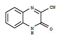 3,4-二氫-3-氧代-2-喹噁啉甲腈結(jié)構(gòu)式_34731-47-0結(jié)構(gòu)式