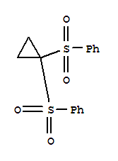 1,1-Di(phenylsulfonyl)-cyclopropane Structure,34782-46-2Structure