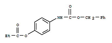 Carbamic acid,[4-(1-oxopropoxy)phenyl ]-,phenylmethyl ester (9ci) Structure,349488-65-9Structure