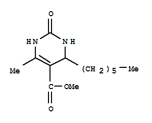 5-Pyrimidinecarboxylicacid,4-hexyl-1,2,3,4-tetrahydro-6-methyl-2-oxo-,methylester(9ci) Structure,349650-89-1Structure