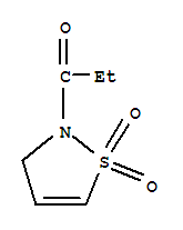 (9Ci)-2,3-二氫-2-(1-氧代丙基)-噻唑,1,1-二氧化物結(jié)構(gòu)式_350506-90-0結(jié)構(gòu)式