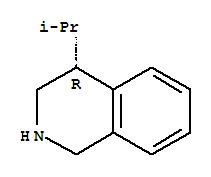 (4R)-(9Ci)-1,2,3,4-四氫-4-(1-甲基乙基)-異喹啉結(jié)構(gòu)式_350508-61-1結(jié)構(gòu)式