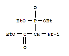 2-(Diethoxyphosphinyl)-3-methylbutanoic acid ethyl ester Structure,35051-50-4Structure