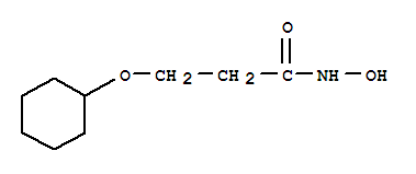 Propanamide,3-(cyclohexyloxy)-n-hydroxy-(9ci) Structure,350513-32-5Structure