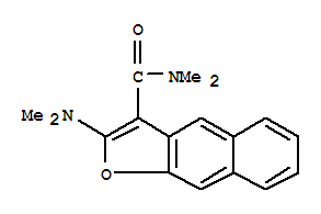 Naphtho[2,3-b]furan-3-carboxamide,2-(dimethylamino)-n,n-dimethyl- Structure,350587-52-9Structure