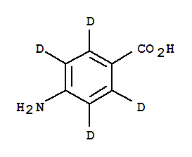 4-Aminobenzoic-2,3,5,6-d4 acid Structure,350820-01-8Structure