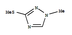 1H-1,2,4-triazole,1-methyl-3-(methylthio)-(9ci) Structure,35102-22-8Structure