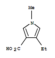 1H-pyrrole-3-carboxylicacid,4-ethyl-1-methyl-(9ci) Structure,351416-84-7Structure