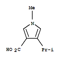 1H-pyrrole-3-carboxylicacid,1-methyl-4-(1-methylethyl)-(9ci) Structure,351416-88-1Structure