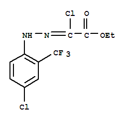 Ethyl 2-chloro-2-[2-[4-chloro-2-(trifluoromethyl)phenyl]hydrazono]acetate Structure,35229-94-8Structure