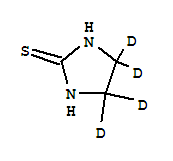 1,2-亞乙基硫脲-D4結(jié)構(gòu)式_352431-28-8結(jié)構(gòu)式