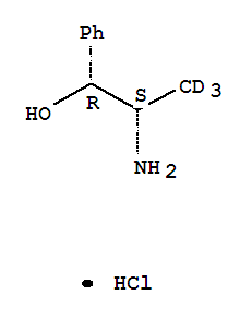 鹽酸去甲麻黃堿-D3氘代結(jié)構(gòu)式_352438-64-3結(jié)構(gòu)式