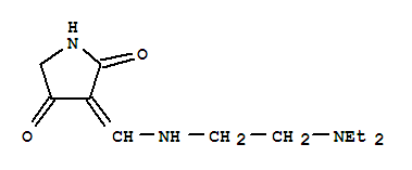 2,4-Pyrrolidinedione,3-[[[2-(diethylamino)ethyl ]amino]methylene]-(9ci) Structure,352553-64-1Structure