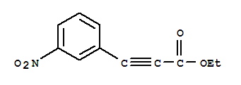 3-(3-硝基苯基)-2-丙炔酸乙酯結(jié)構(gòu)式_35283-09-1結(jié)構(gòu)式