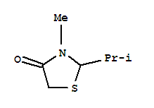 4-Thiazolidinone,3-methyl-2-(1-methylethyl)-(9ci) Structure,35350-89-1Structure