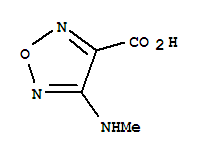 4-(甲基氨基)-1,2,5-噁二唑-3-羧酸結(jié)構(gòu)式_354143-53-6結(jié)構(gòu)式