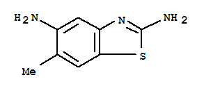 2,5-Benzothiazolediamine,6-methyl-(9ci) Structure,35435-49-5Structure