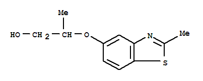 1-Propanol,2-[(2-methyl-5-benzothiazolyl)oxy]-(9ci) Structure,35466-19-4Structure