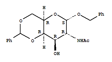 Benzyl 2-acetamido-2-deoxy-4,6-o-benzylidene-alpha-d-galactopyranoside Structure,3554-91-4Structure