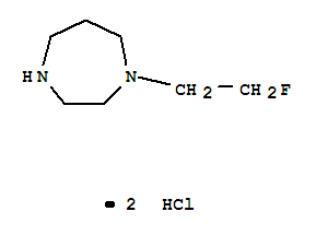 1-(2-氟-乙基)-[1,4]二氮雜烷結(jié)構(gòu)式_356044-81-0結(jié)構(gòu)式