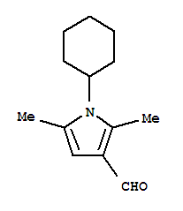 1-Cyclohexyl-2,5-dimethyl-1h-pyrrole-3-carbaldehyde Structure,35711-41-2Structure