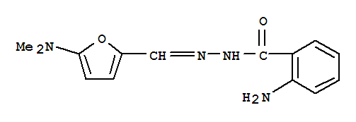 Benzoic acid,2-amino-,[[5-(dimethylamino)-2-furanyl ]methylene]hydrazide (9ci) Structure,357217-81-3Structure